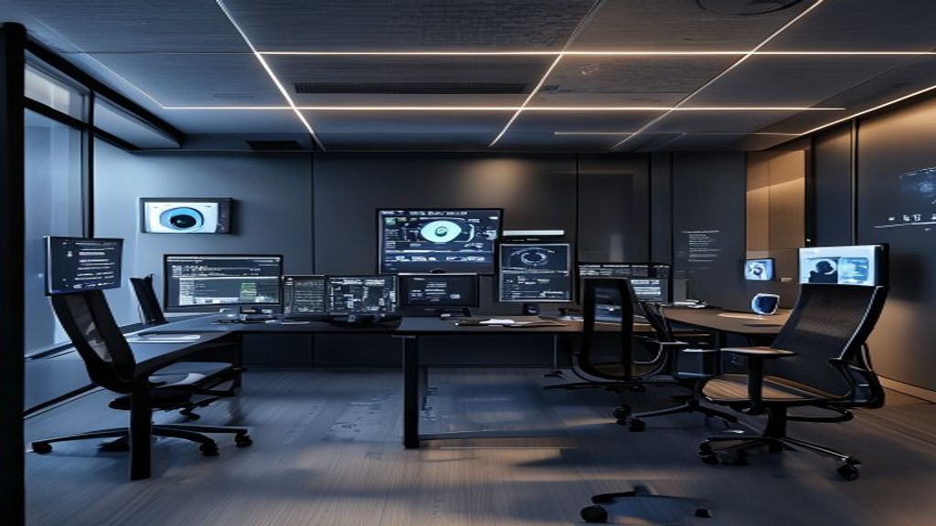 Centro de operaciones y monitoreo industrial