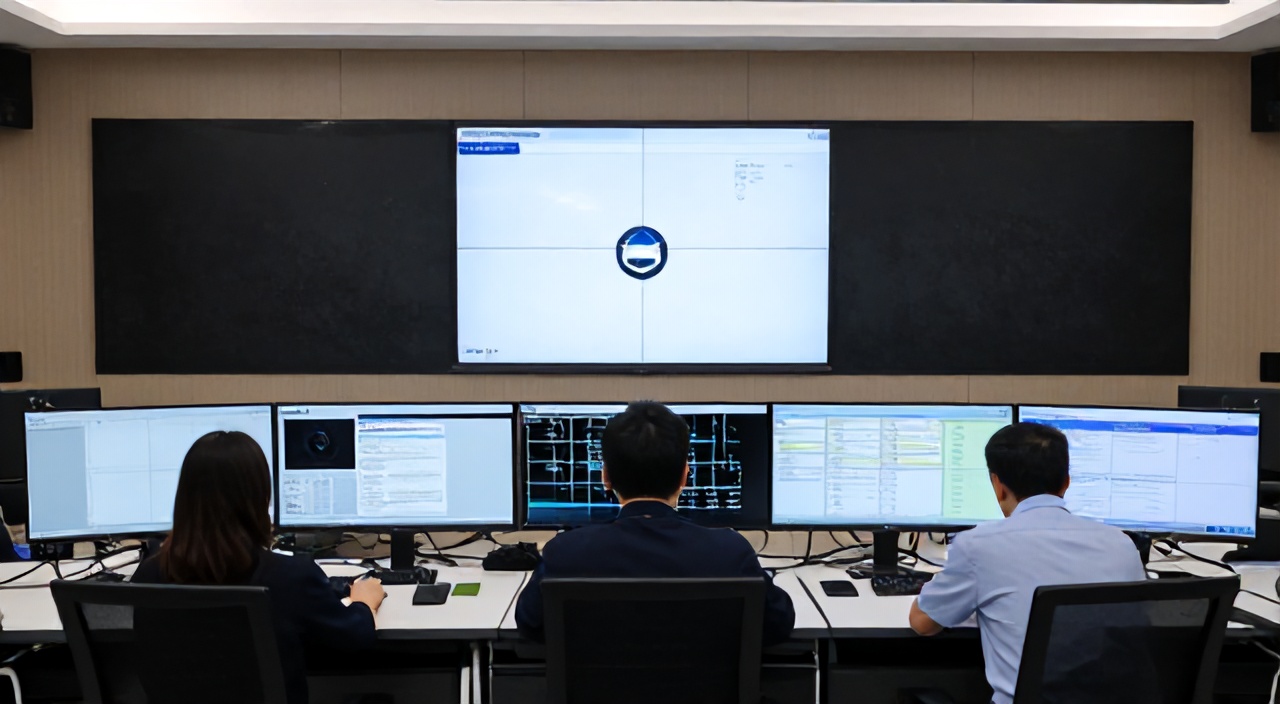 Centro de operaciones y monitoreo industrial